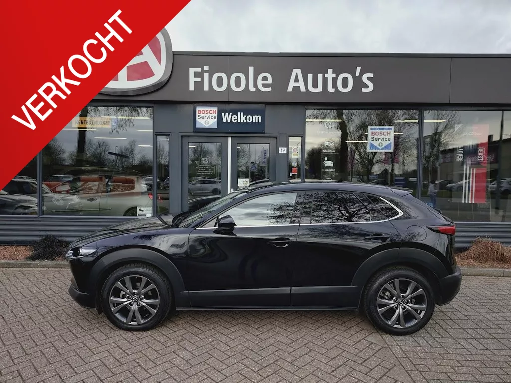 Mazda CX-30 2.0 e-SkyActiv-G M Hybrid Luxury Head-up, leder, Stoelverwarming, camera, PDC V+A